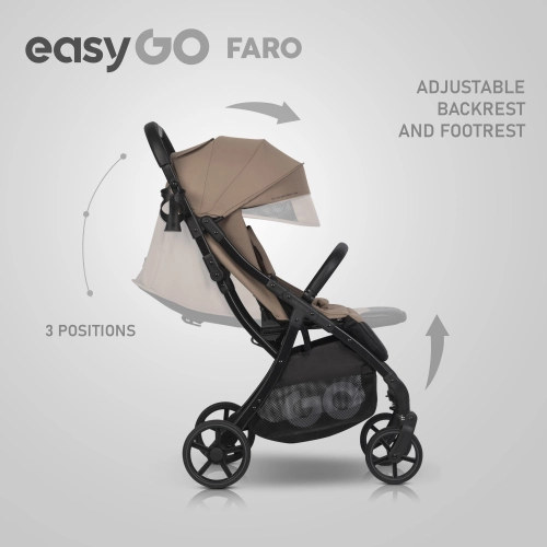 Прогулочная коляска EasyGo Faro Savana Beige