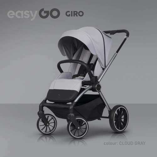 EasyGo Giro Cloudy Gray Bērnu rati 2in1