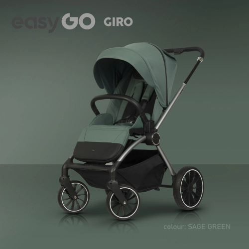EasyGo Giro Sage Green Bērnu rati 2in1