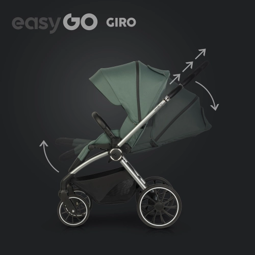 EasyGo Giro Sage Green Bērnu rati 2in1