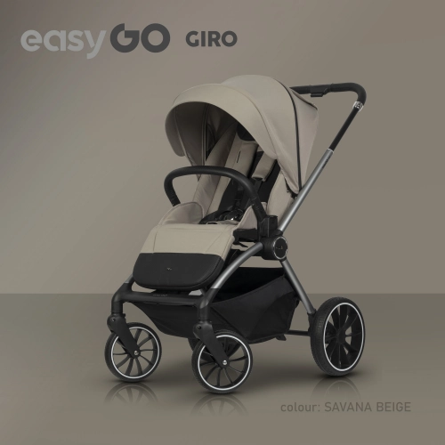 EasyGo Giro Savana Beige Bērnu rati 2in1