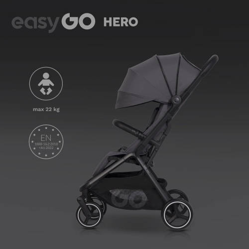 EasyGo Hero Cloud Gray Pastaigu rati