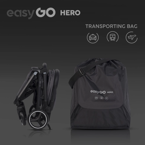 EasyGo Hero Cloud Gray Pastaigu rati