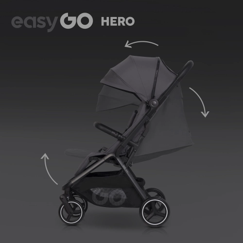 EasyGo Hero Cloud Gray Pastaigu rati