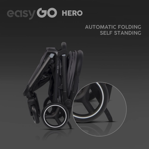EasyGo Hero Cloud Gray Pastaigu rati