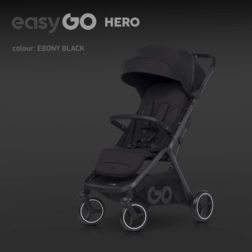 EasyGo Hero Ebony Black Pastaigu rati