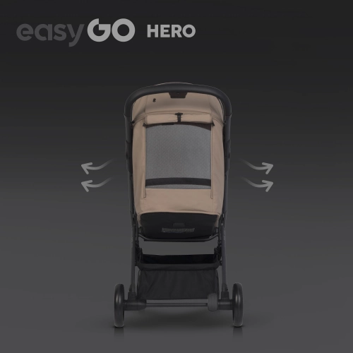 EasyGo Hero Golden Beige Pastaigu rati