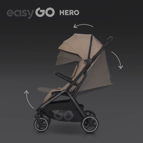 EasyGo Hero Golden Beige Pastaigu rati