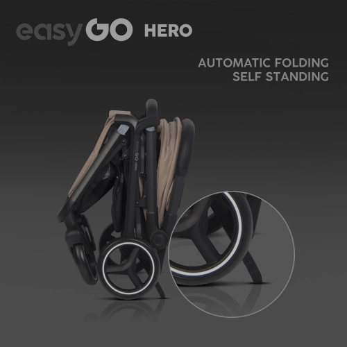 EasyGo Hero Golden Beige Pastaigu rati