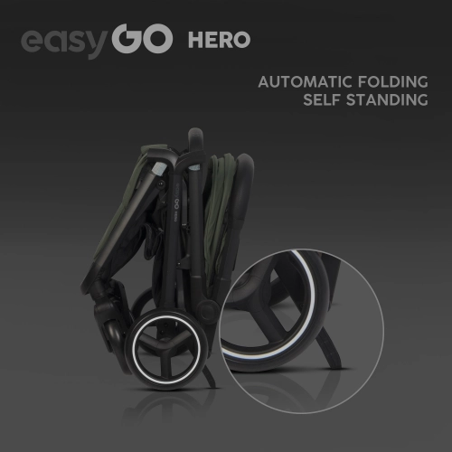 Easygo Hero Jungle Green Pastaigu rati