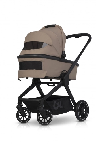 EasyGo Reva Golden Beige Bērnu rati 2in1