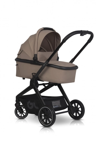 EasyGo Reva Golden Beige Bērnu rati 2in1