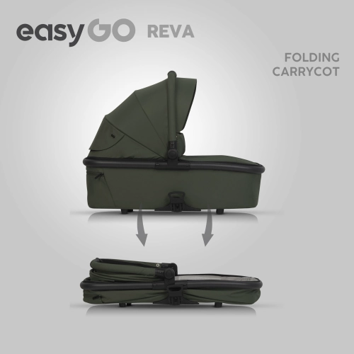 EasyGo Reva Jungle Green Bērnu rati 2in1