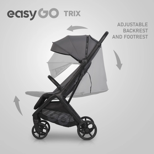 EasyGo Trix Cloudy Gray Pastaigu rati