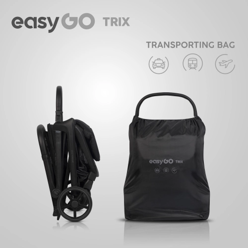 EasyGo Trix Ebony Black Прогулочная коляска