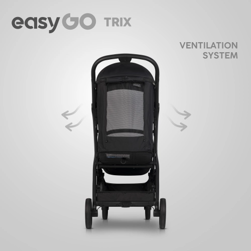 EasyGo Trix Ebony Black Прогулочная коляска