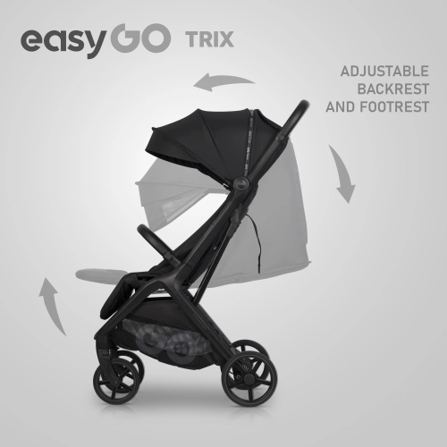 EasyGo Trix Ebony Black Прогулочная коляска