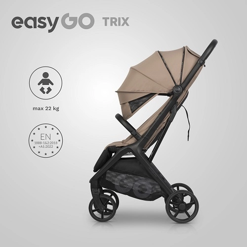 EasyGo Trix Savana Beige Pastaigu rati
