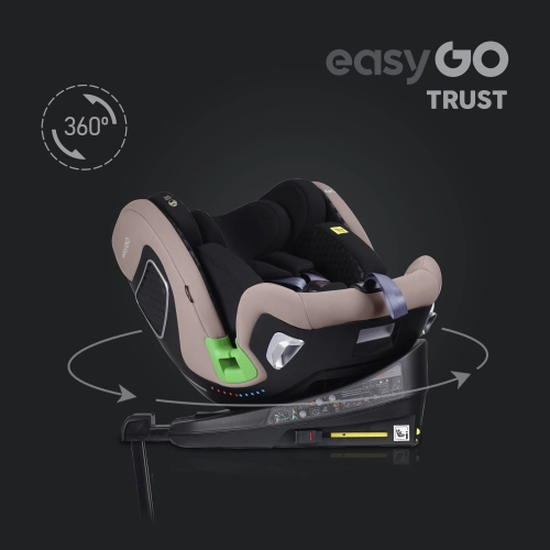 EasyGo Trust Taupe Bērnu autosēdeklis 0-36 kg