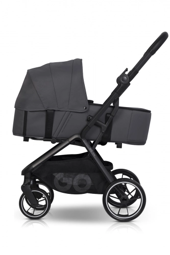 EasyGo Zoya Cloudy Gray Bērnu rati 2in1