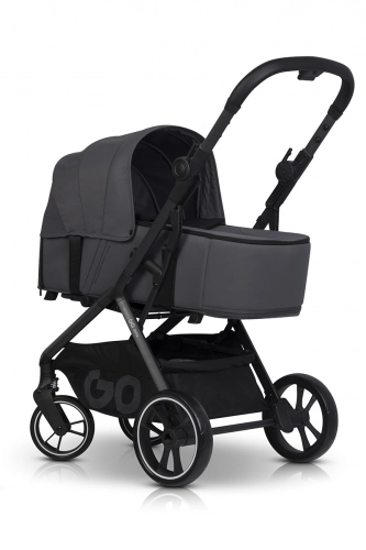 EasyGo Zoya Cloudy Gray Bērnu rati 2in1