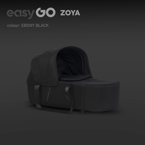 EasyGo Zoya Ebony Black Pastaigu rati