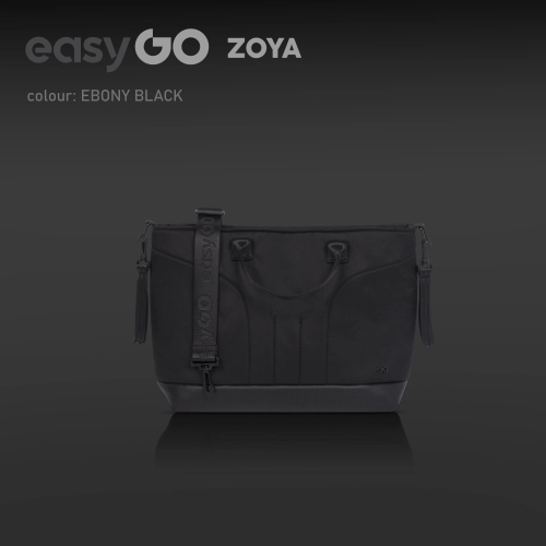 EasyGo Zoya Ebony Black Pastaigu rati