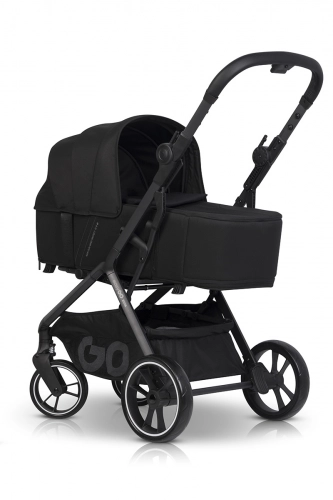 EasyGo Zoya Ebony Black Pastaigu rati