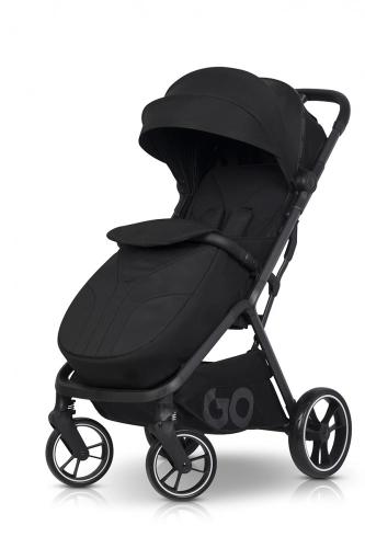 EasyGo Zoya Ebony Black Pastaigu rati