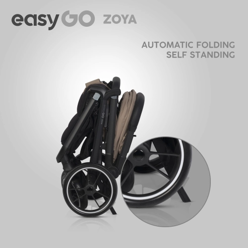 EasyGo Zoya Golden Beige Pastaigu rati