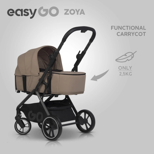 EasyGo Zoya Golden Beige Pastaigu rati