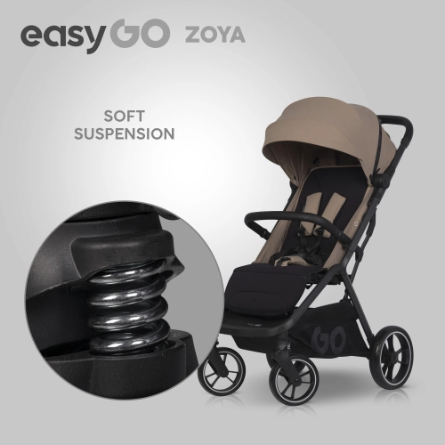 EasyGo Zoya Golden Beige Pastaigu rati