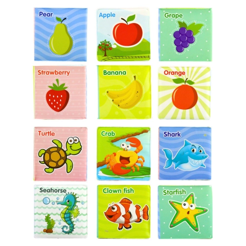 Educational Blocks Cubes Colored Letters Animals Learning 8pcs.