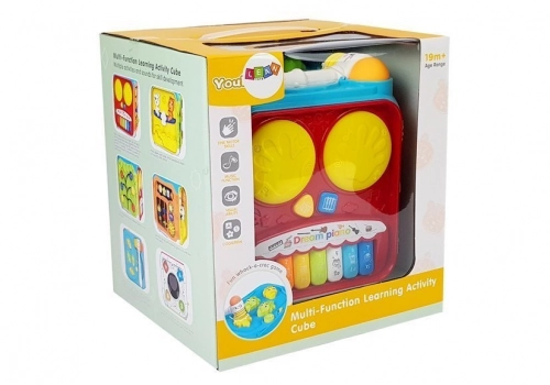 Educational Cube Sorter For Babies Sound Light