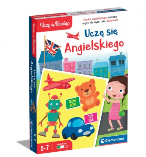 Educational Game I’m Learning English Play and Learn Polish Language Clementoni 50769