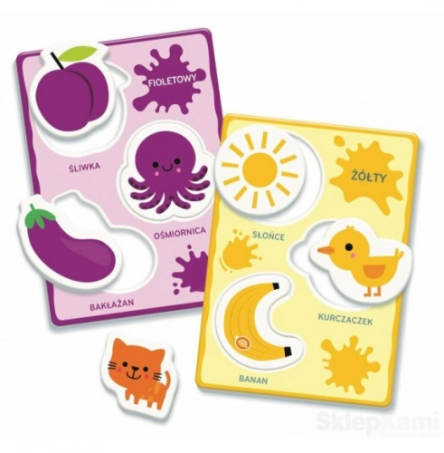 Educational Game Words and Colours  Play and Learn Polish Language Clementoni 50760
