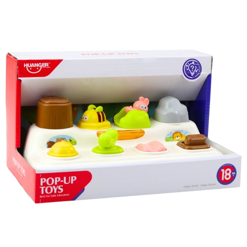 Educational Interactive Toy Pop-Up Animals Lights