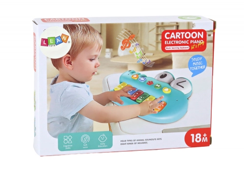 Educational Musical Piano Organ, Green Crocodile, Sounds of Light