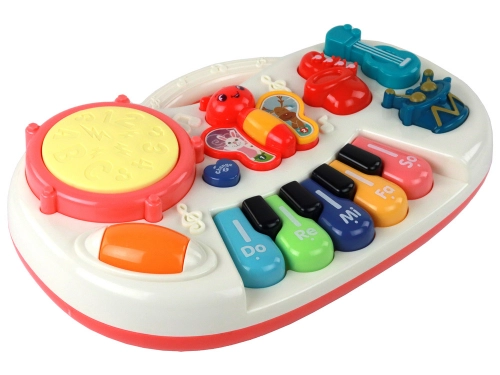 Educational Piano Keys Instruments Butterflies Educational Music Panel