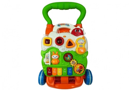 Educational Pusher for Babies with piano