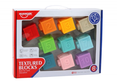 Educational Puzzle For Toddlers, Blocks, Shapes, Numbers