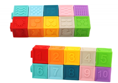 Educational Puzzle For Toddlers, Blocks, Shapes, Numbers
