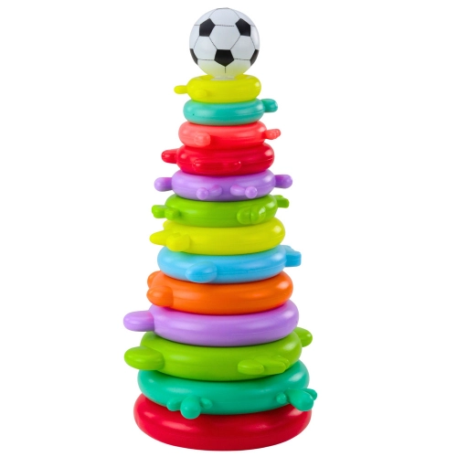 Educational Pyramid Puzzle Ball Stickers 13 Levels Colorful