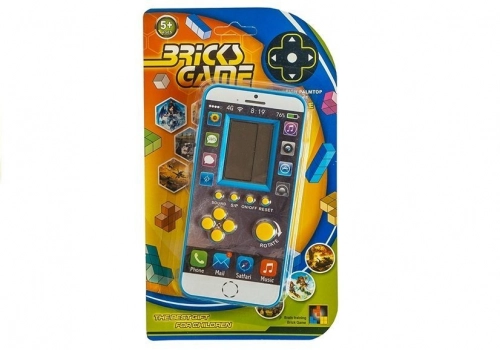 Electronic Brick Game Tetris Smartphone Blue