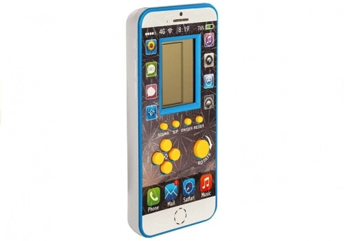 Electronic Brick Game Tetris Smartphone Blue