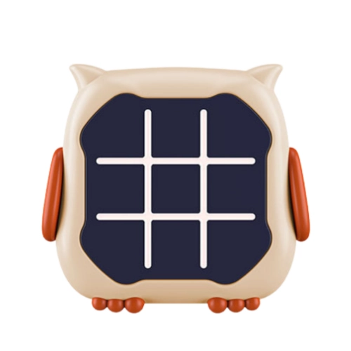 Electronic Game 3in1 Tic Tac Toe Memory Owl Beige
