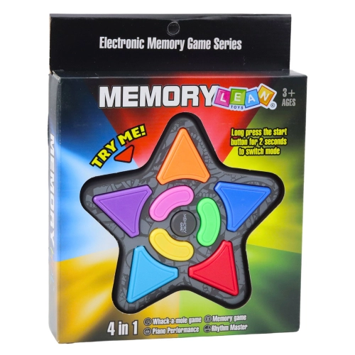 Electronic Logic Game Memory Star Lights Sounds 4in1