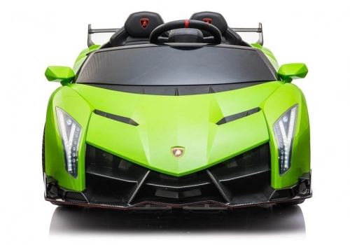 Электрический спортивный автомобиль для детей Lamborghini Veneno Green