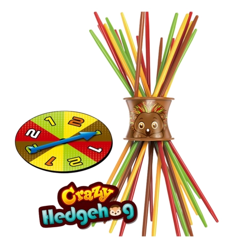 Family Arcade Game Crazy Hedgehog Checkers Shield