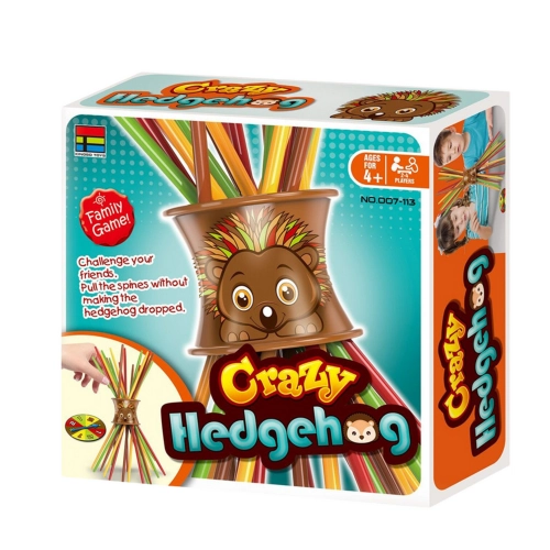Family Arcade Game Crazy Hedgehog Checkers Shield